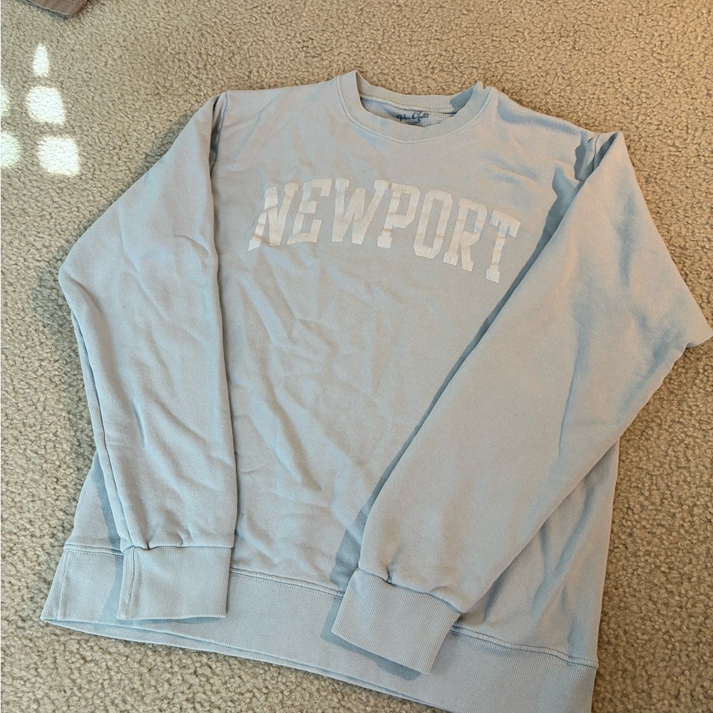 Newport Sky Blue Crewneck Sweater